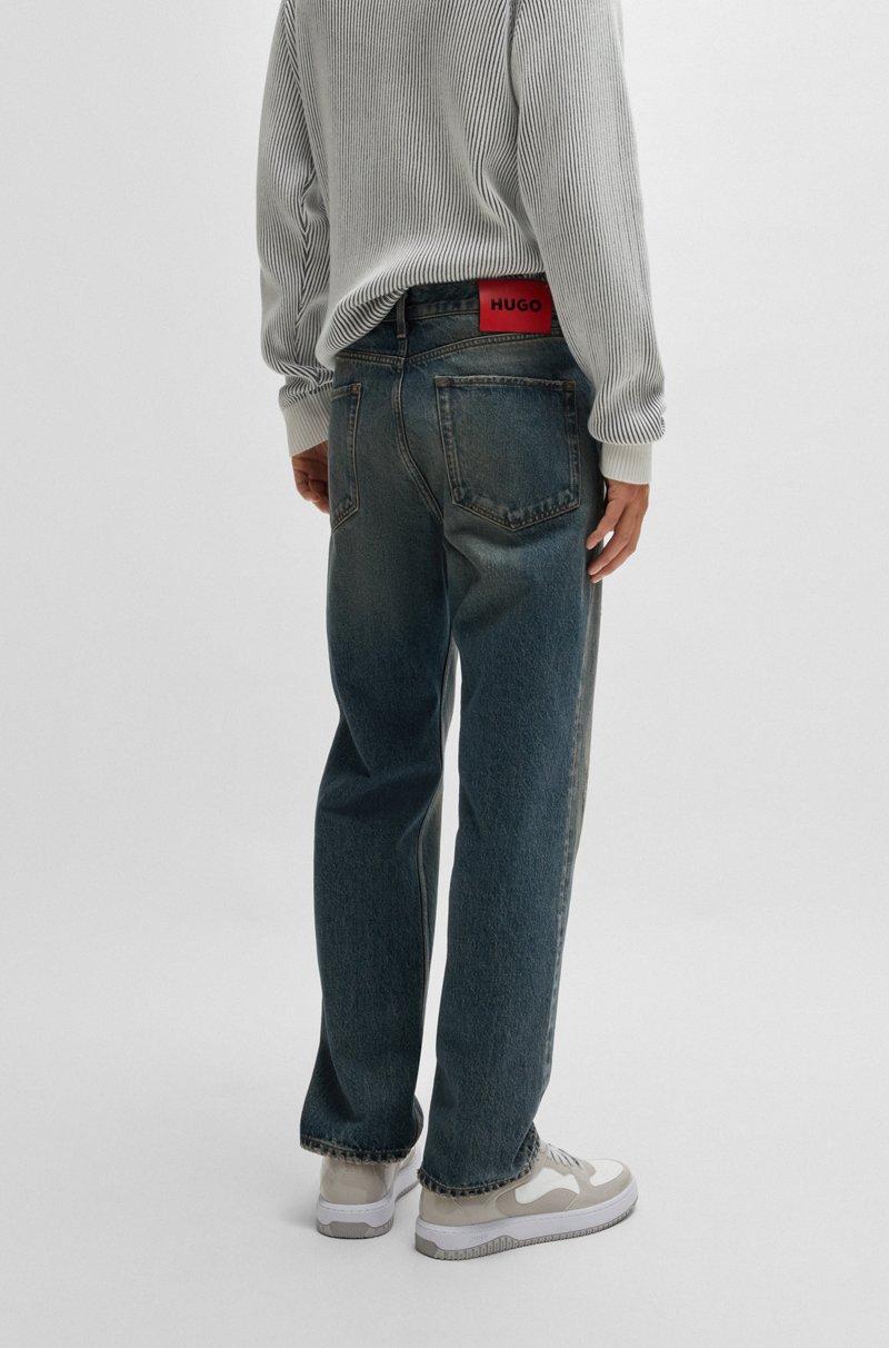 Hugo Boss Jeans Regular Fit En Denim Teñido