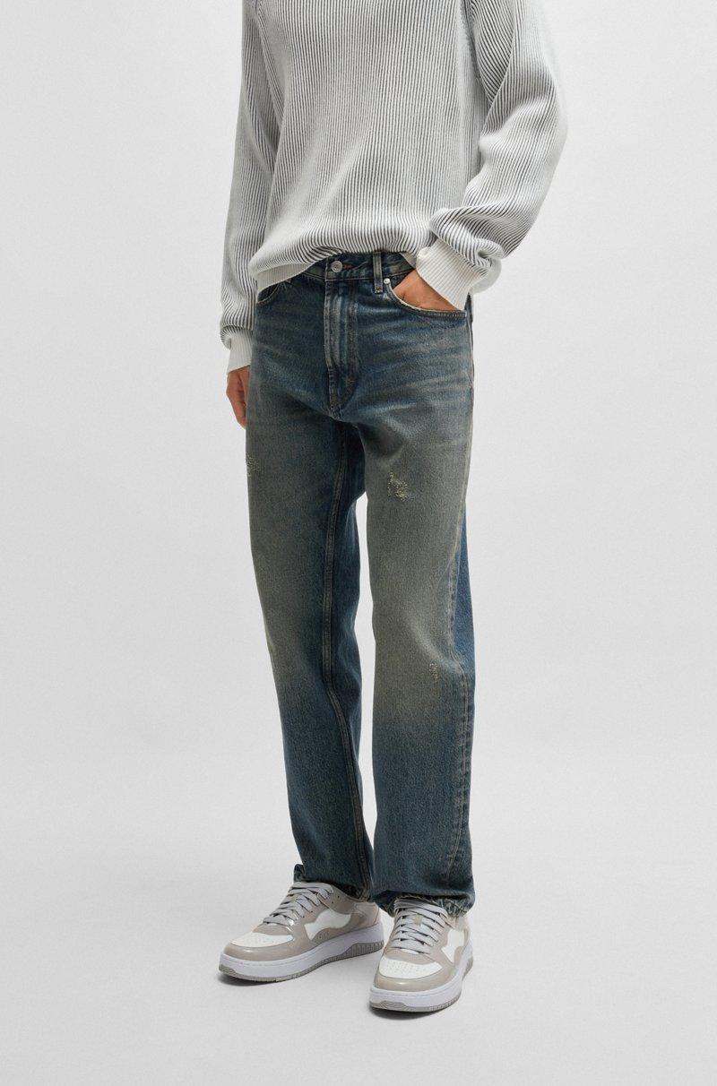 Hugo Boss Jeans regular fit en denim teñido