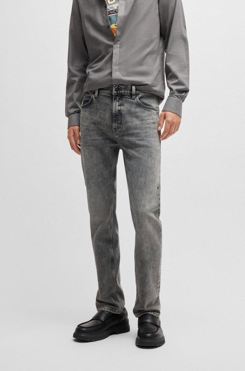 Hugo Boss Jeans slim fit en denim elástico gris