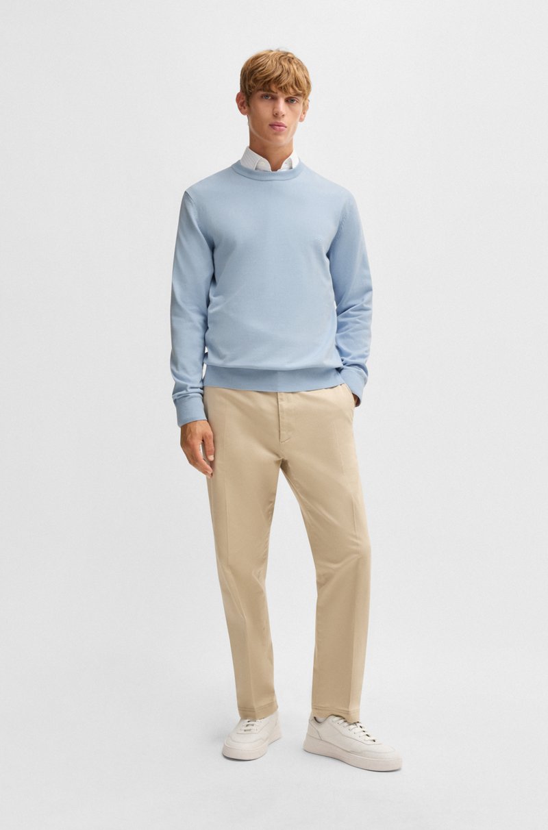 Hugo Boss Jersey De Algodón Con Logo Bordado