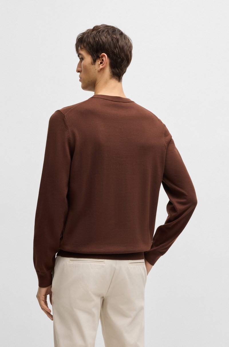 Hugo Boss Jersey De Algodón Con Logo Bordado