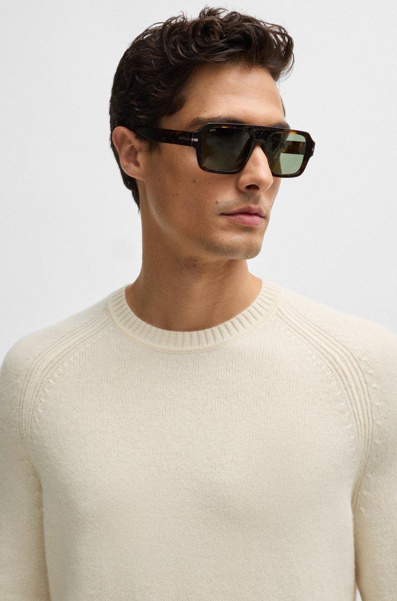 Hugo Boss Jersey De Cashmere Con Cuello Redondo