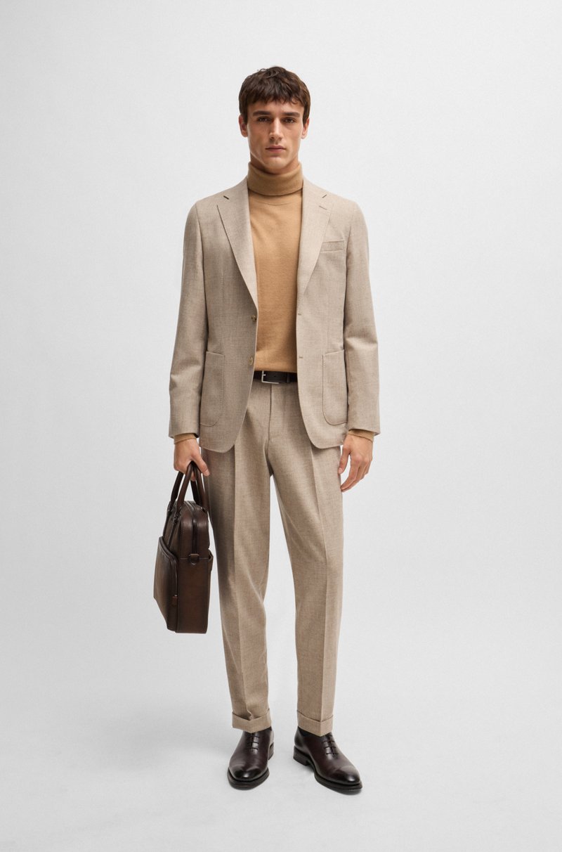 Hugo Boss Jersey De Cuello Vuelto De Cashmere