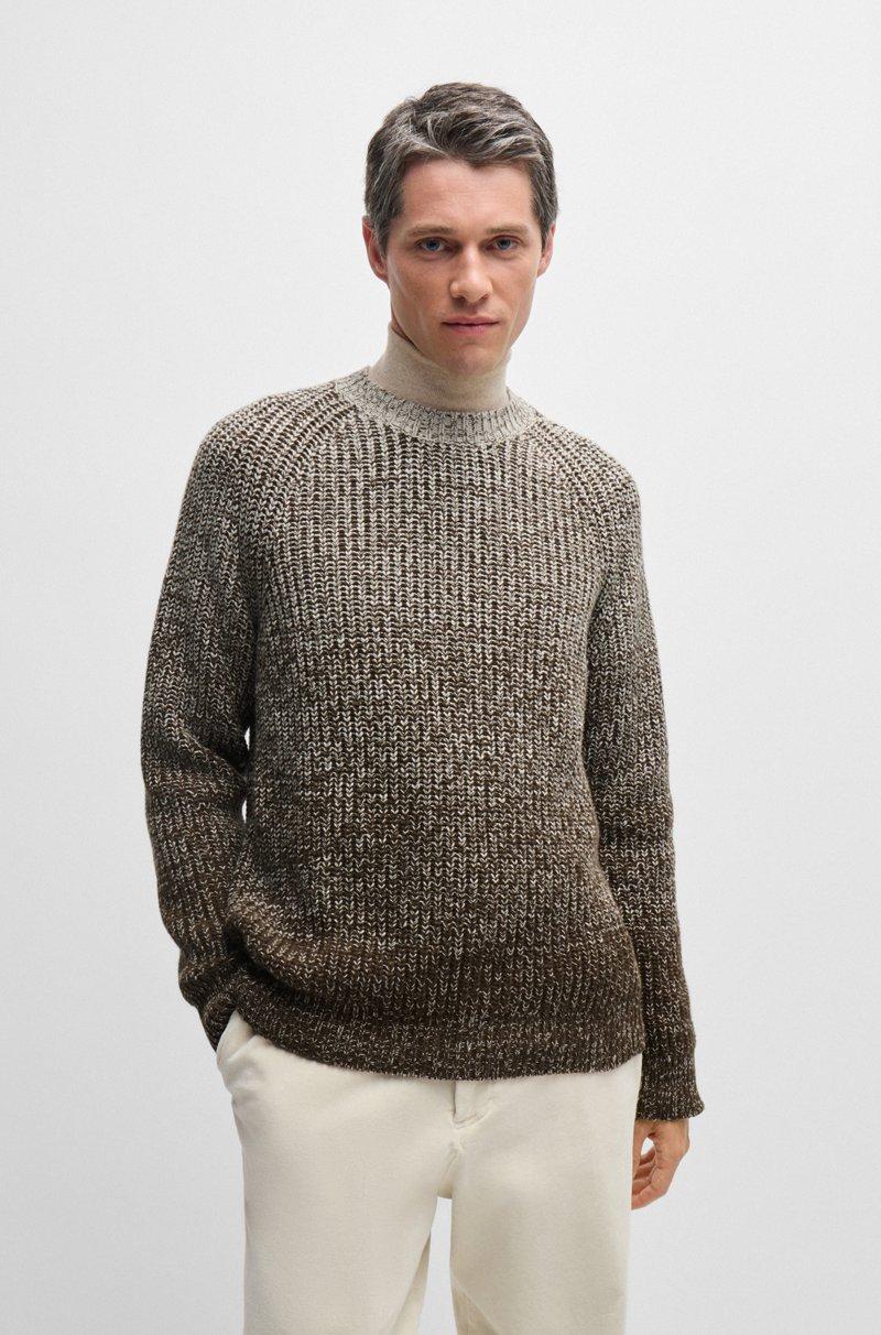 Hugo Boss Jersey regular fit con punto degradado