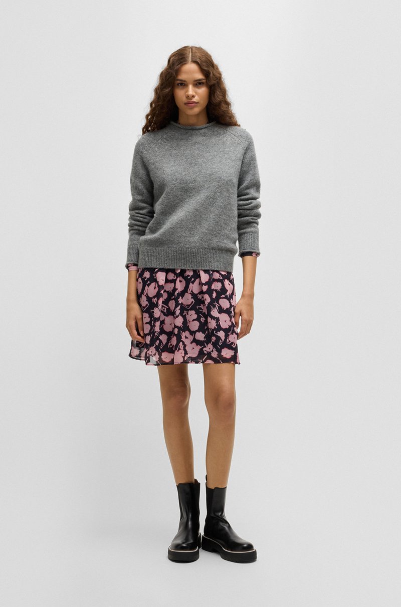 Hugo Boss Jersey Regular Fit De Mezcla De Lana