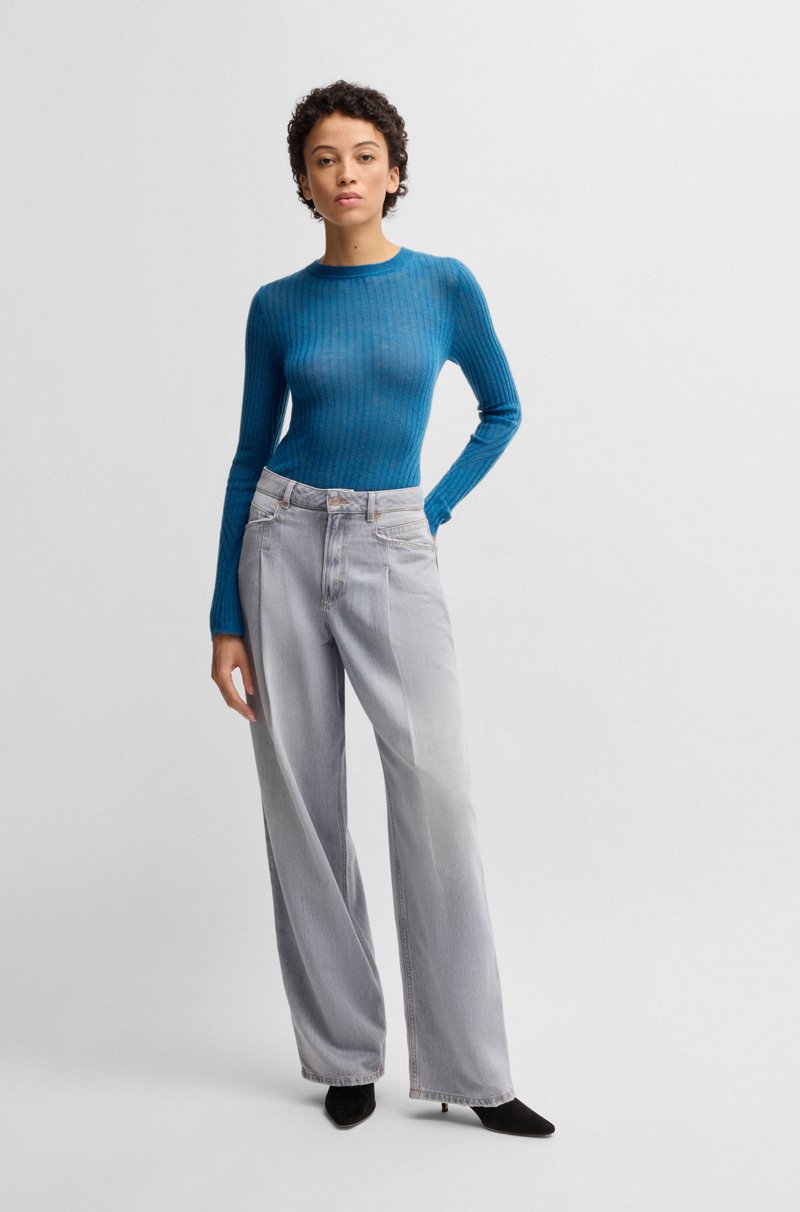 Hugo Boss Jersey Slim Fit En Mezcla De Lana