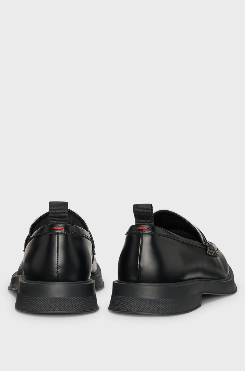 Hugo Boss Mocasines Americanos En Piel Sintética