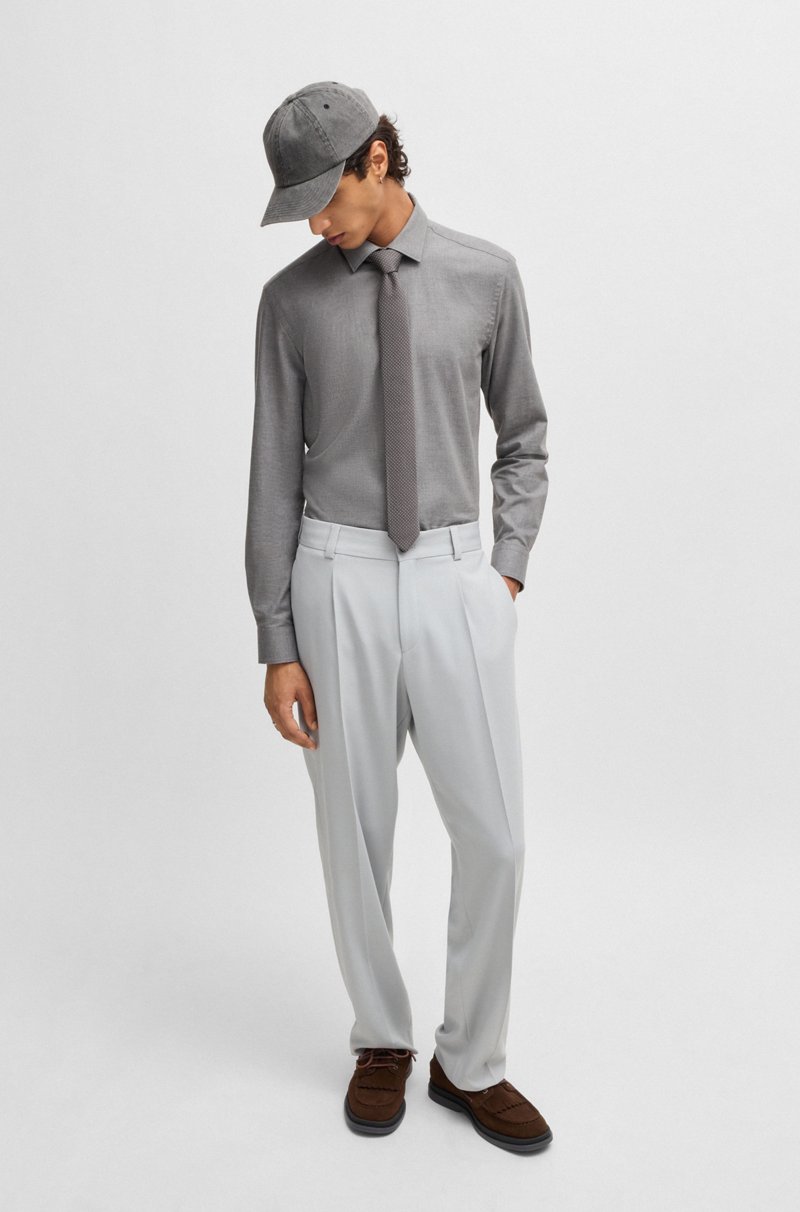 Hugo Boss Mocasines De Ante Con Detalle De Flecos