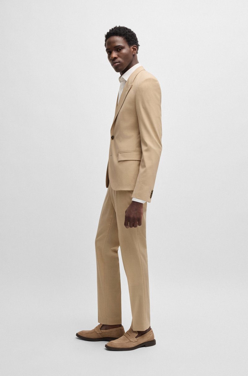 Hugo Boss Mocasines De Ante Con Ribete De Antifaz