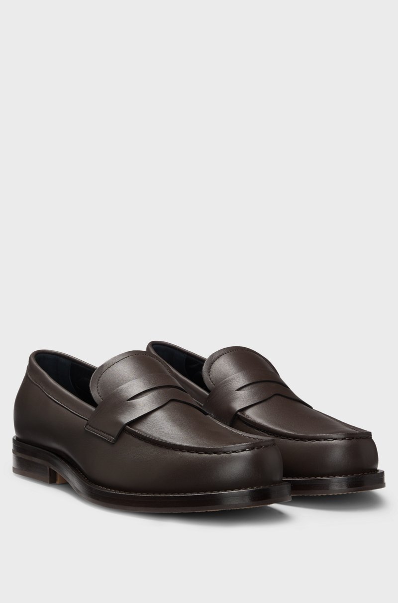 Hugo Boss Mocasines Dressletic en piel suave