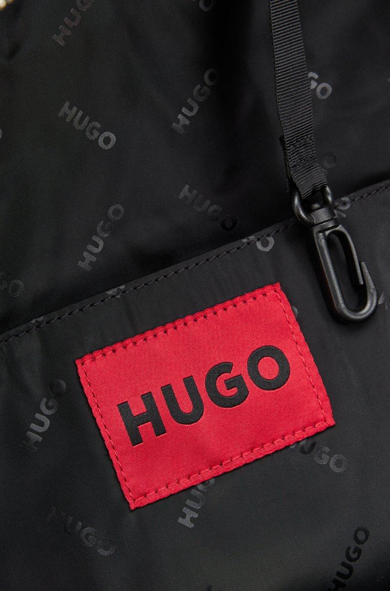 Hugo Boss Mochila De Piel Sintética Calada