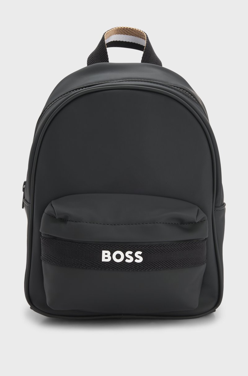 Hugo Boss Mochila para niños con logo de silicona