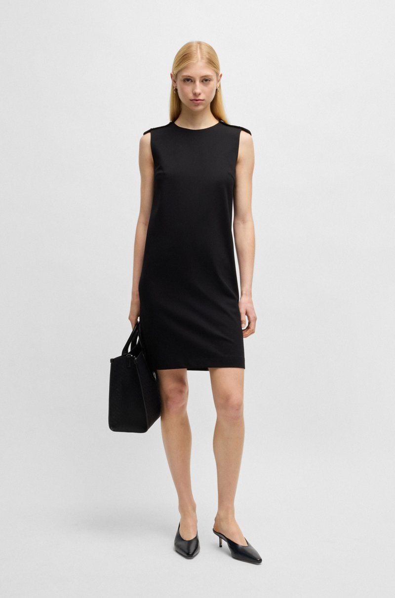 Hugo Boss Mules Sin Talón En Piel De Napa