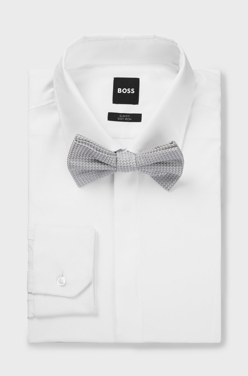 Hugo Boss Pajarita Con Estructura En Jacquard