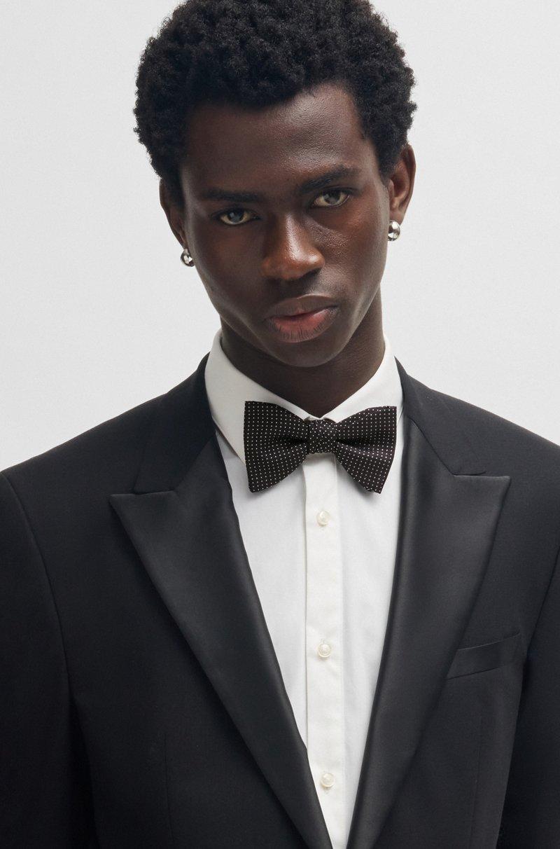 Hugo Boss Pajarita De Seda Con Microlunares