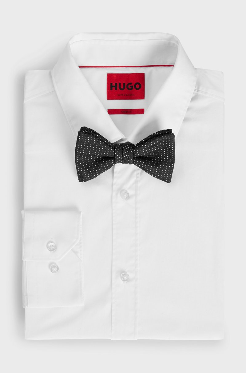 Hugo Boss Pajarita De Seda Con Microlunares