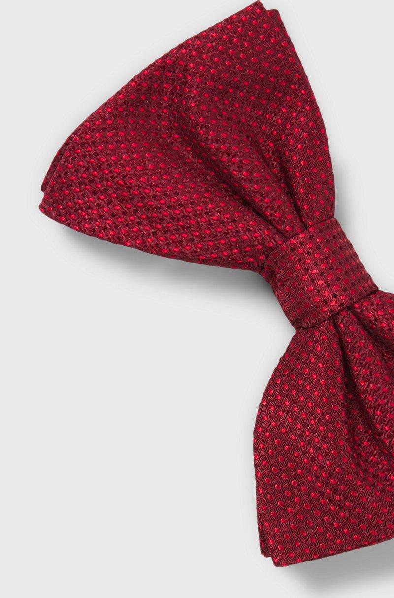 Hugo Boss Pajarita De Seda Con Motivo En Jacquard