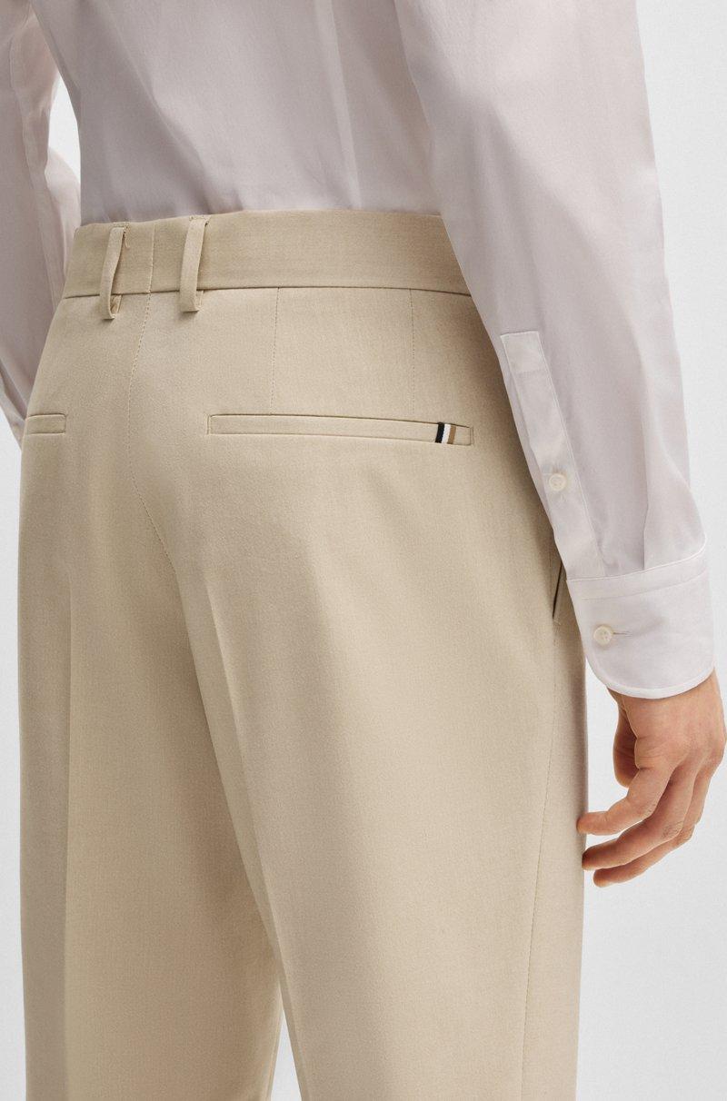 Hugo Boss Pantalones Formales De Gasa Elástica