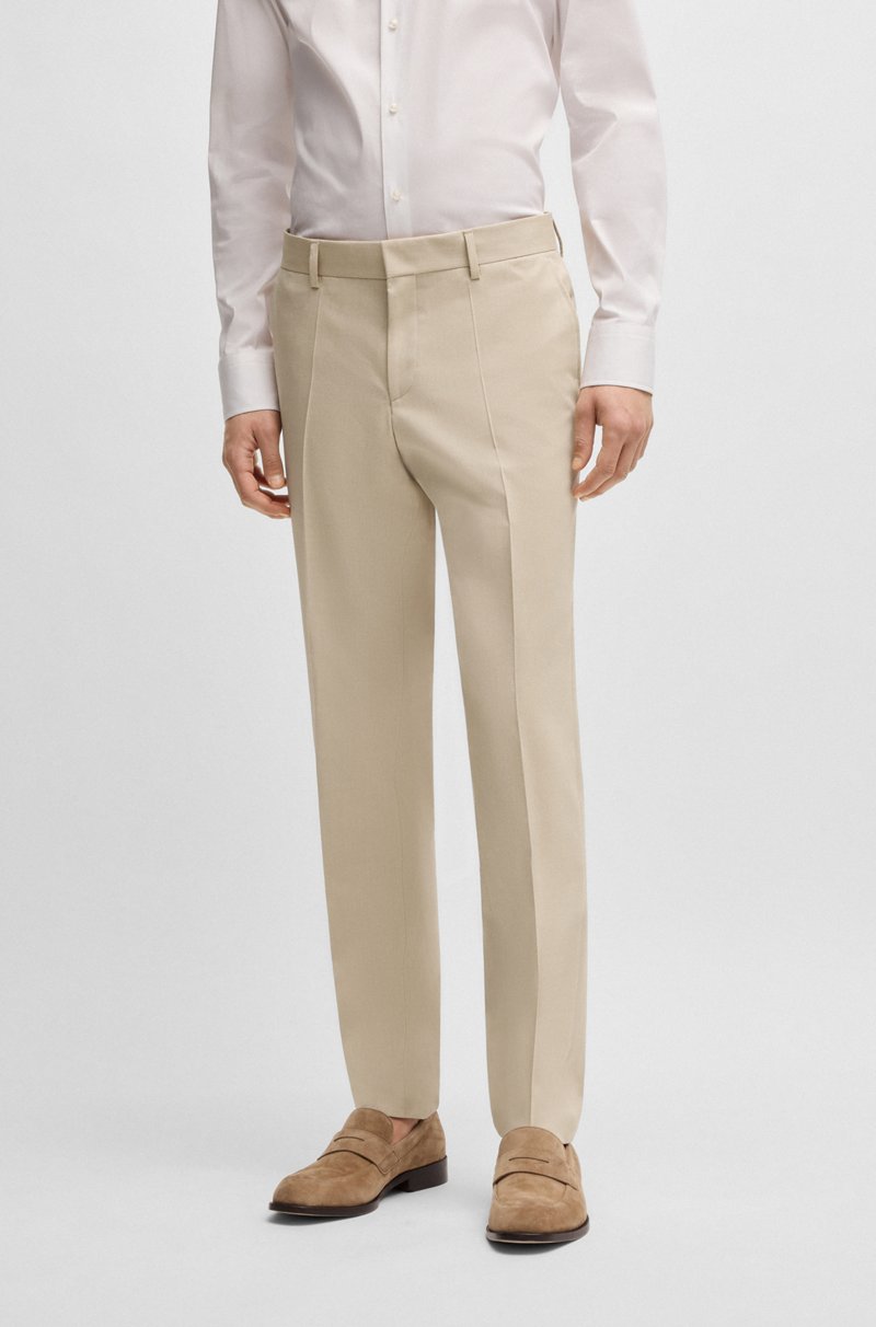Hugo Boss Pantalones formales de gasa elástica
