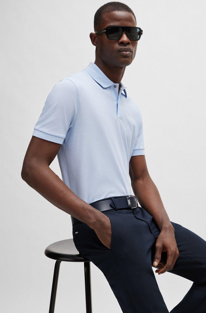 Hugo Boss Pantalones Slim Fit De Algodón Elástico