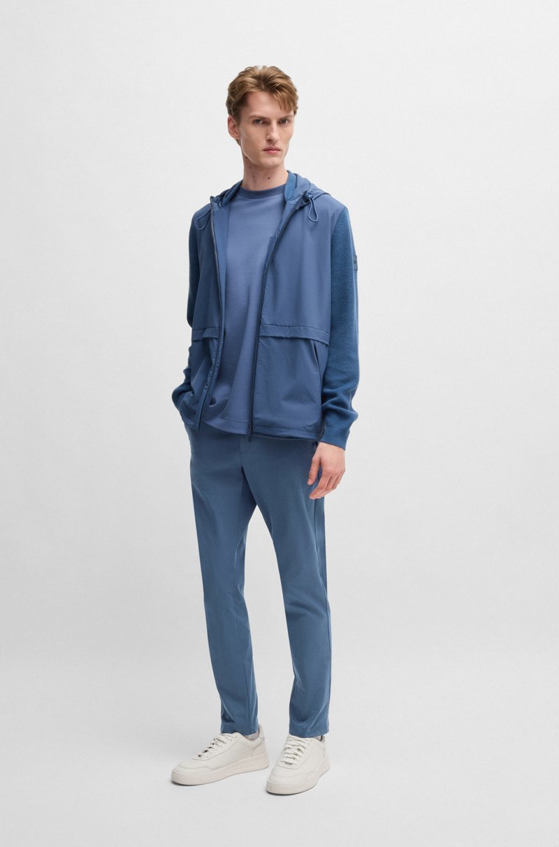 Hugo Boss Pantalones Slim Fit De Algodón Elástico