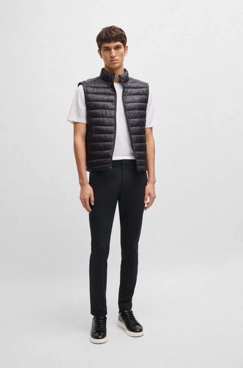 Hugo Boss Pantalones Slim Fit De Algodón Elástico