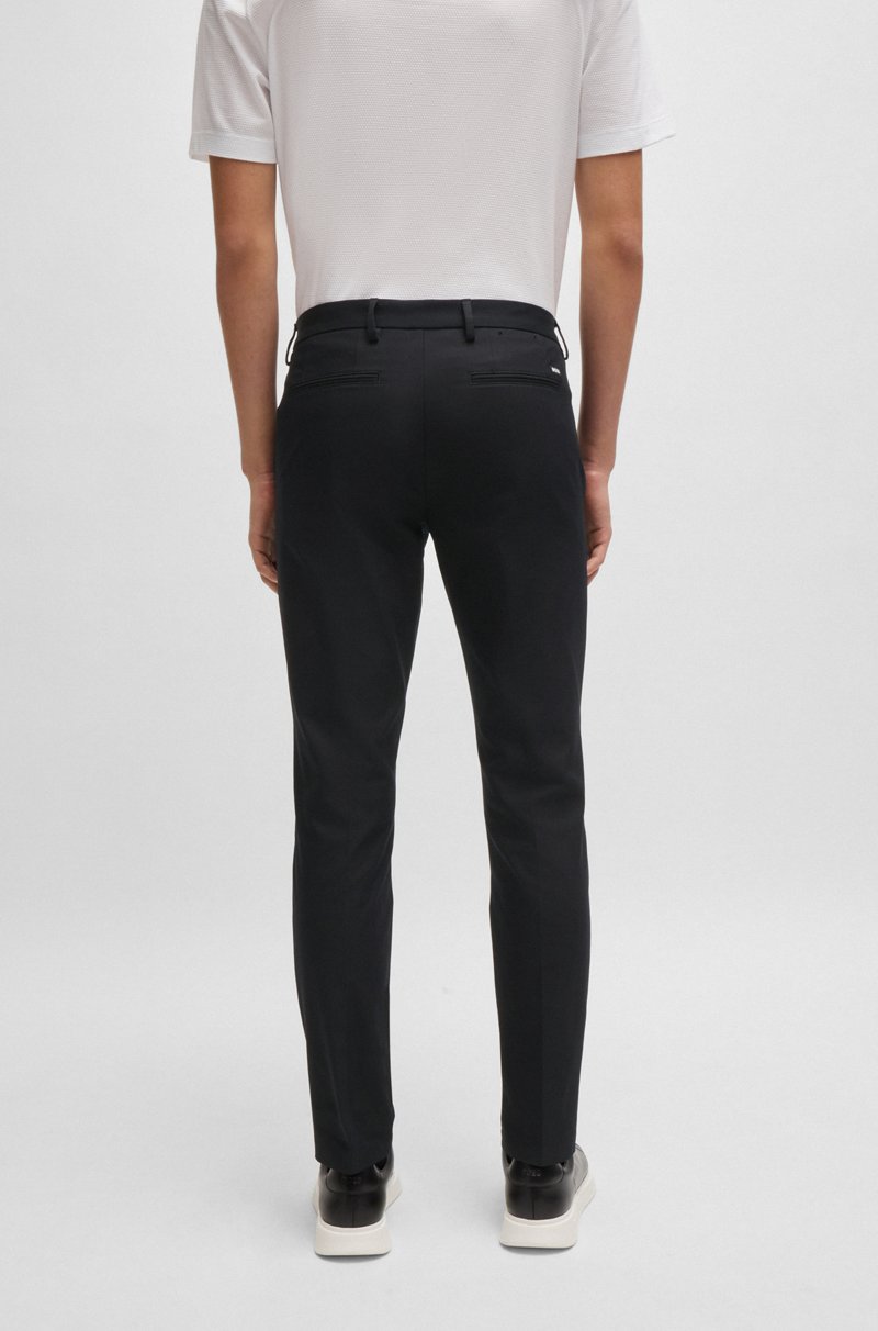 Hugo Boss Pantalones Slim Fit De Algodón Elástico