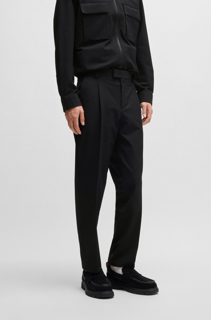 Hugo Boss Pantalones slim fit de sirsaca