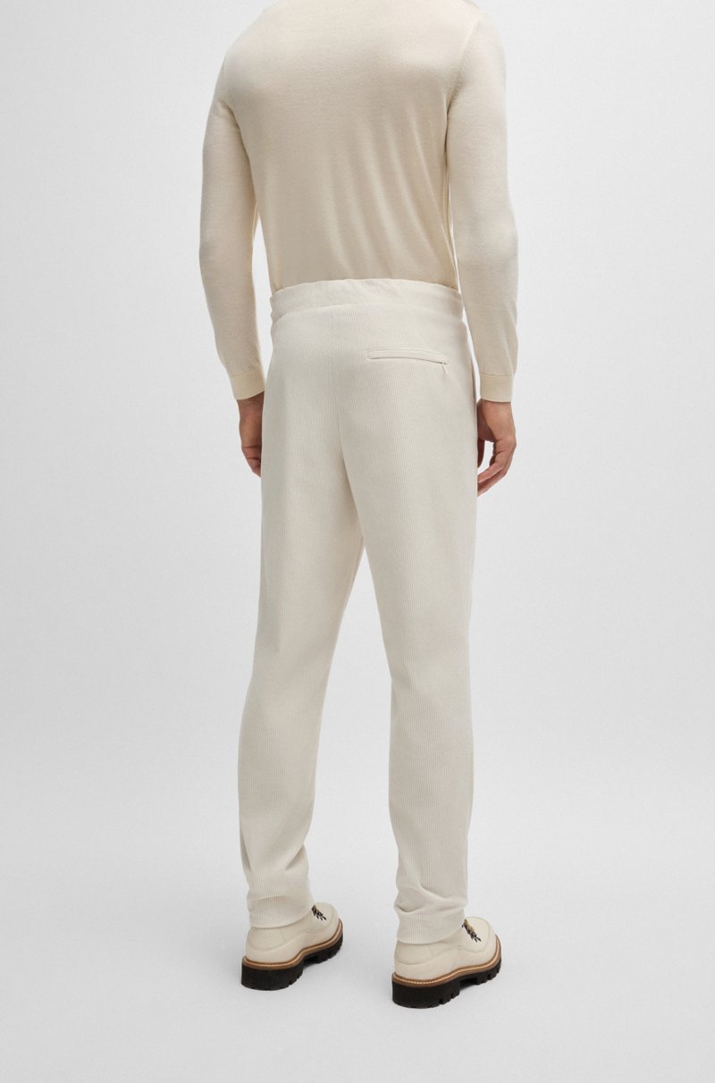 Hugo Boss Pantalones Tapered Fit De Pana Técnica