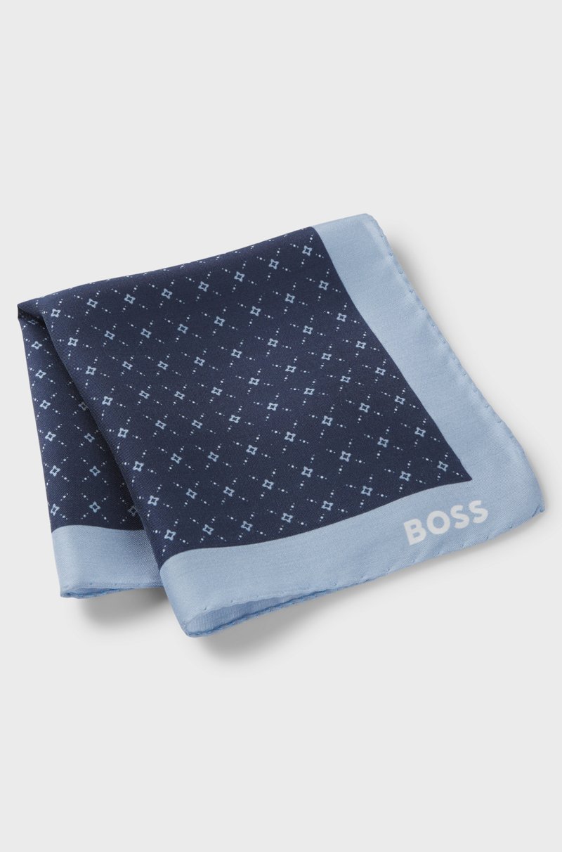 Hugo Boss Pañuelo De Bolsillo Con Logo Y Estampado