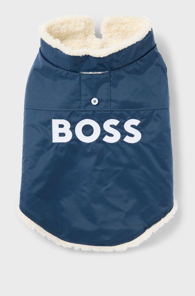 Hugo Boss Parka Para Perros Con Logo En Contraste