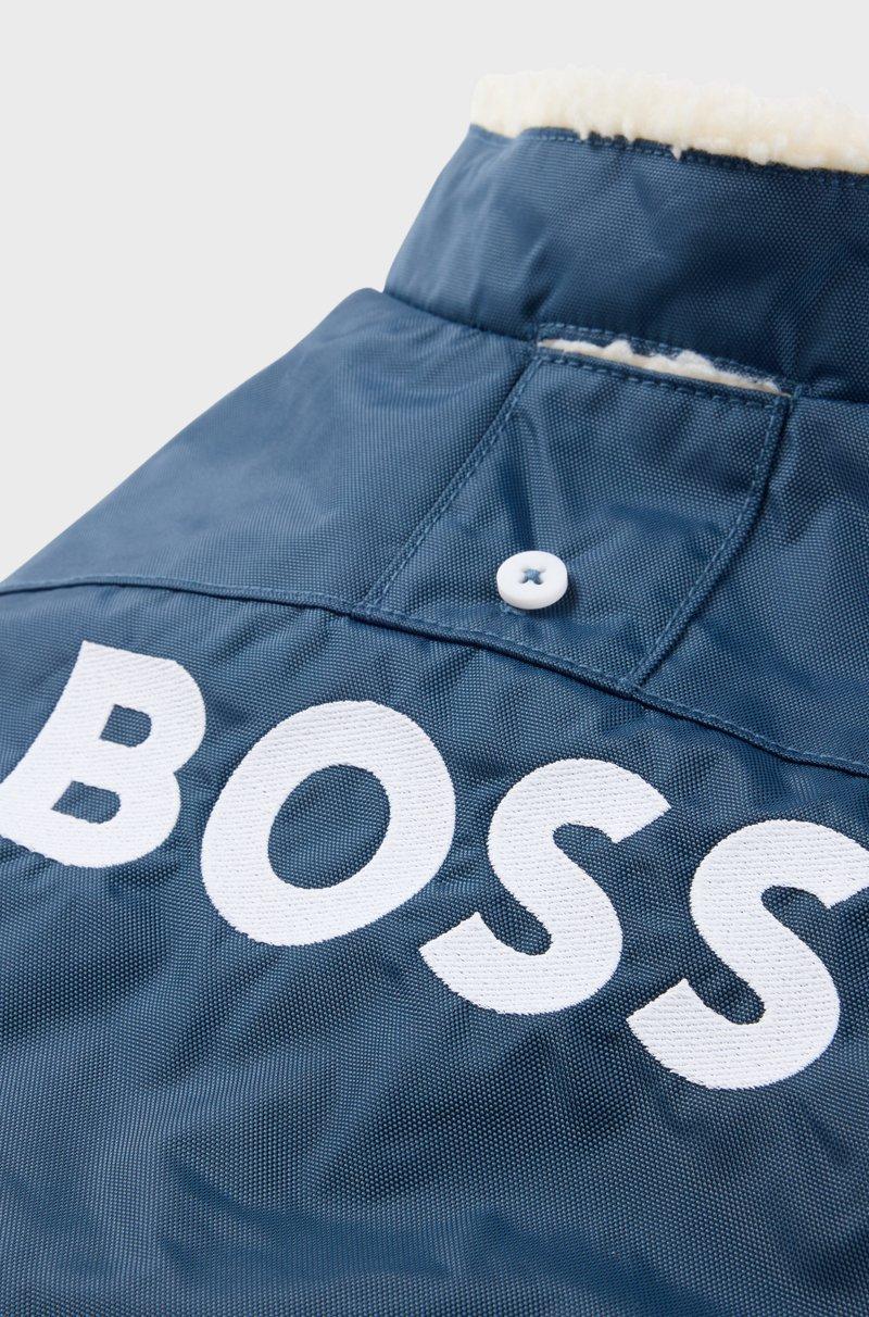 Hugo Boss Parka Para Perros Con Logo En Contraste