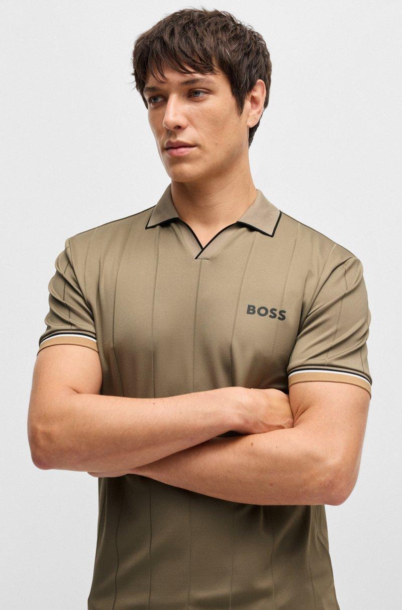 Hugo Boss Polo Activo En Tejido Multielástico