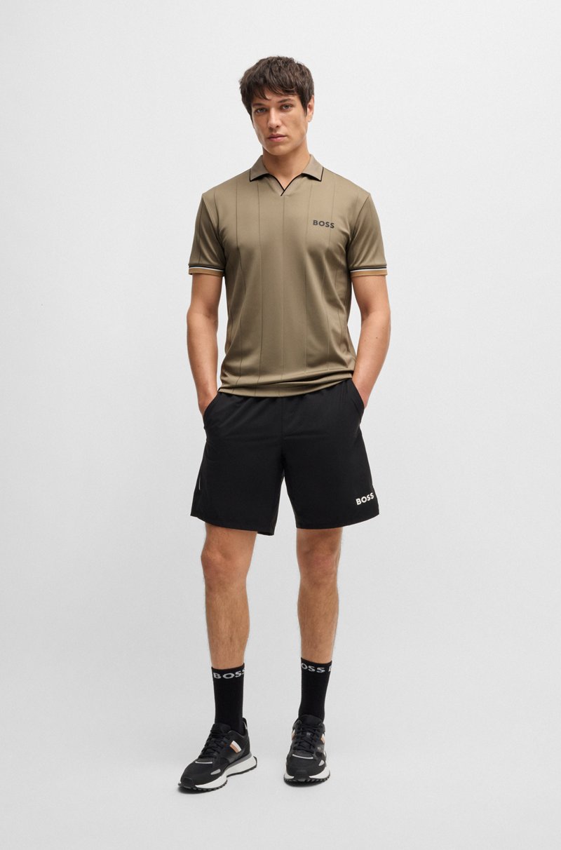 Hugo Boss Polo Activo En Tejido Multielástico