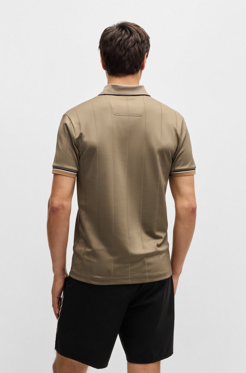 Hugo Boss Polo Activo En Tejido Multielástico