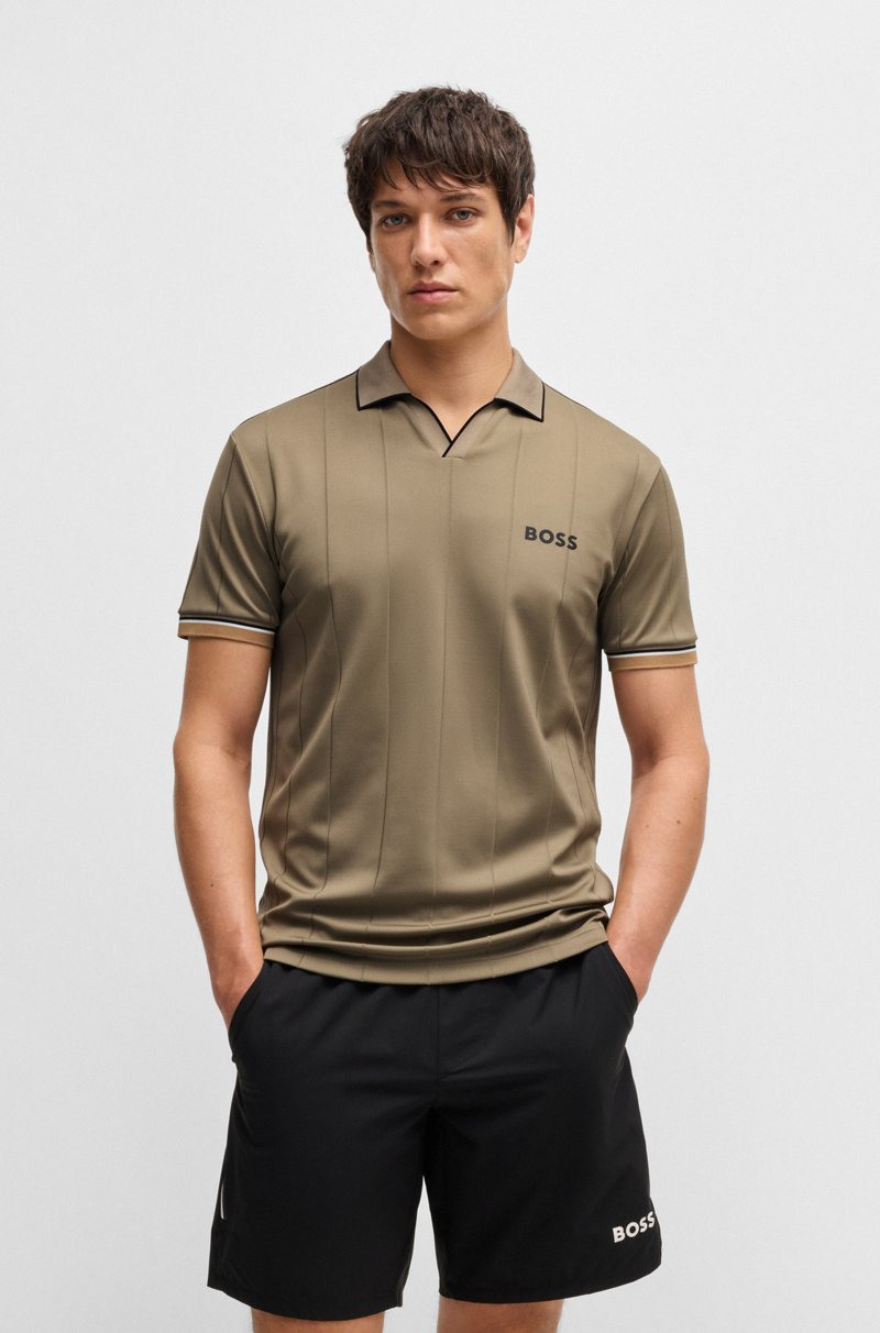 Hugo Boss Polo activo en tejido multielástico