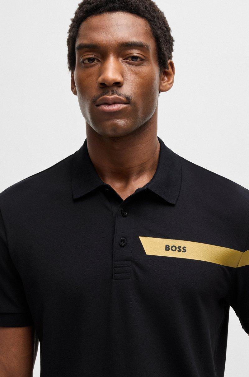 Hugo Boss Polo Paddy Activo En Piqué De Algodón
