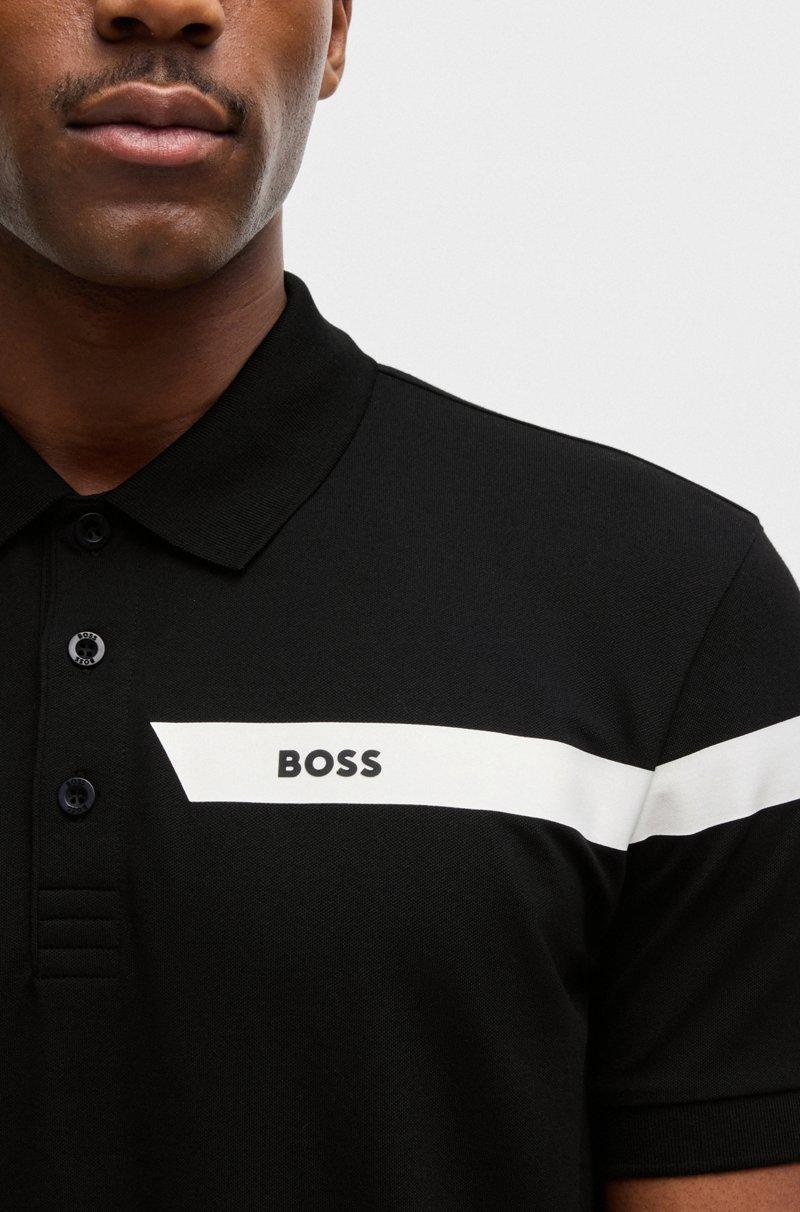 Hugo Boss Polo Paddy Activo En Piqué De Algodón