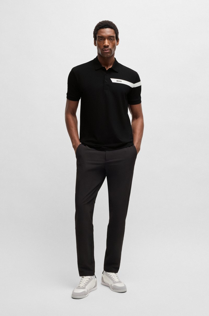 Hugo Boss Polo Paddy Activo En Piqué De Algodón