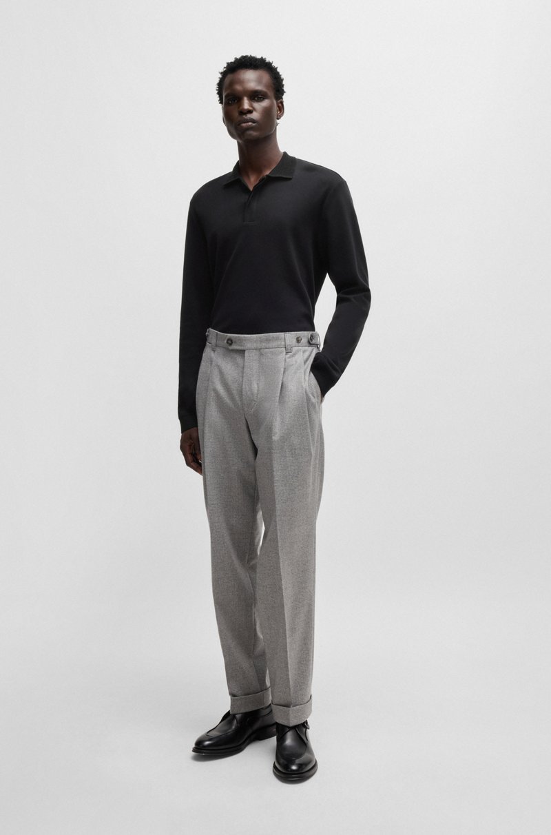 Hugo Boss Polo Regular Fit De Algodón Y Cashmere
