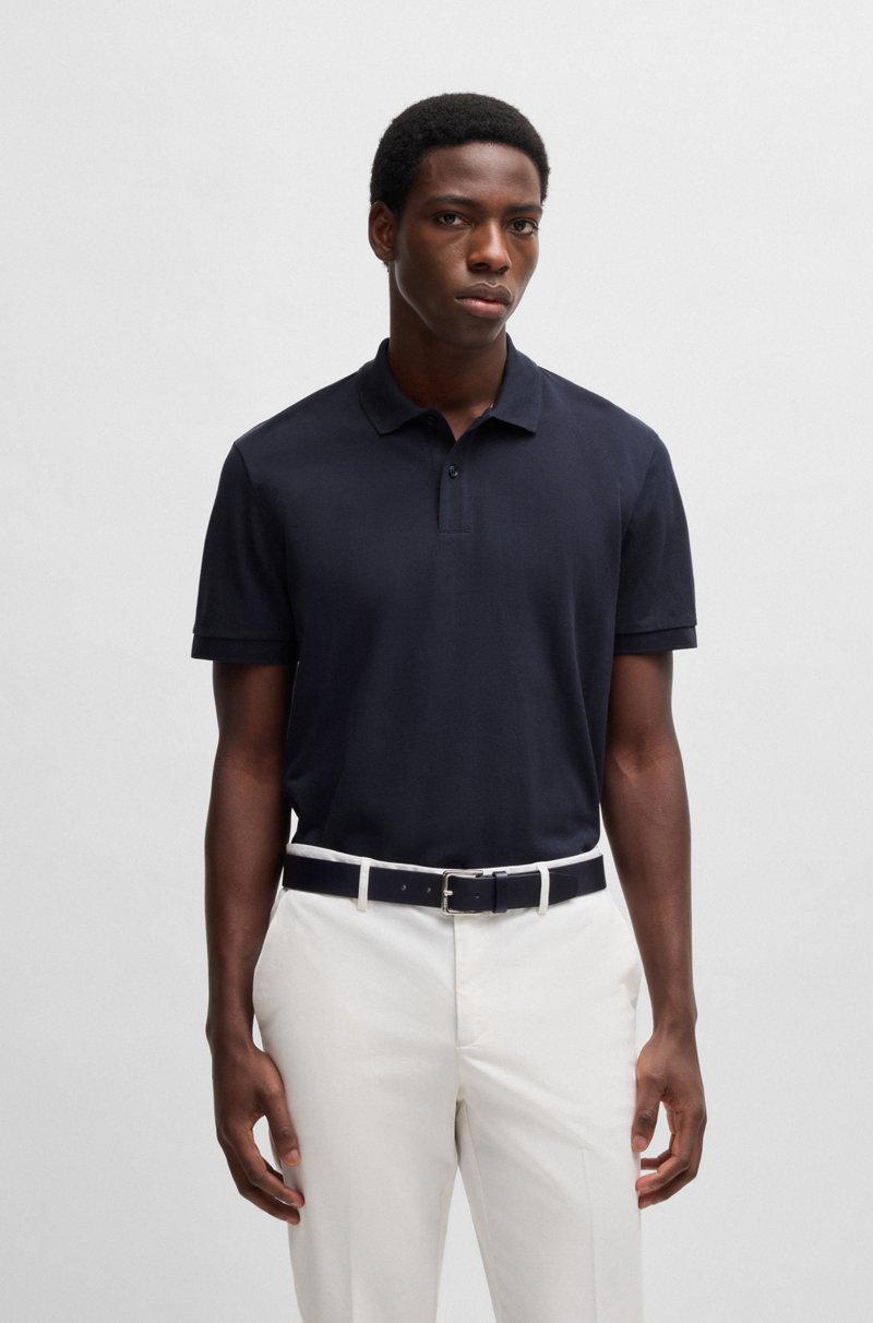 Hugo Boss Polo regular fit en piqué de algodón