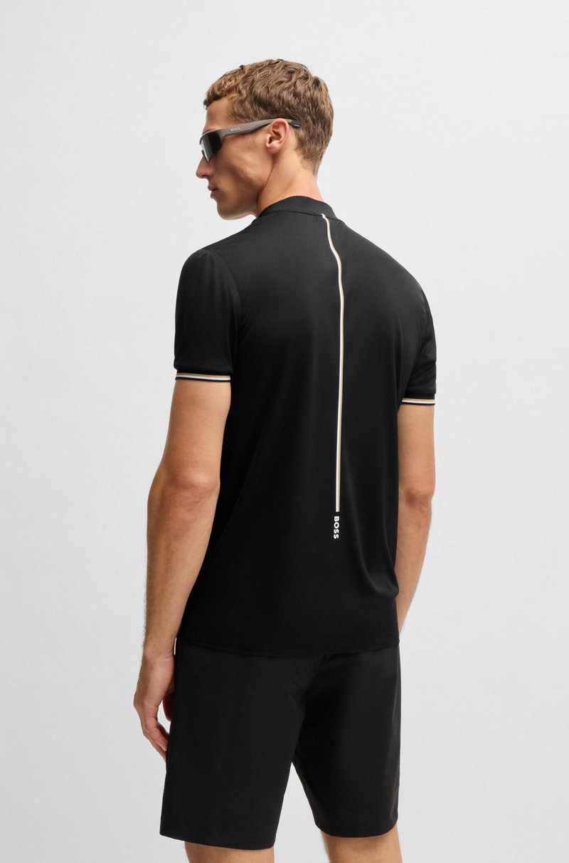 Hugo Boss Polo Slim Fit Activo Con Protección UV