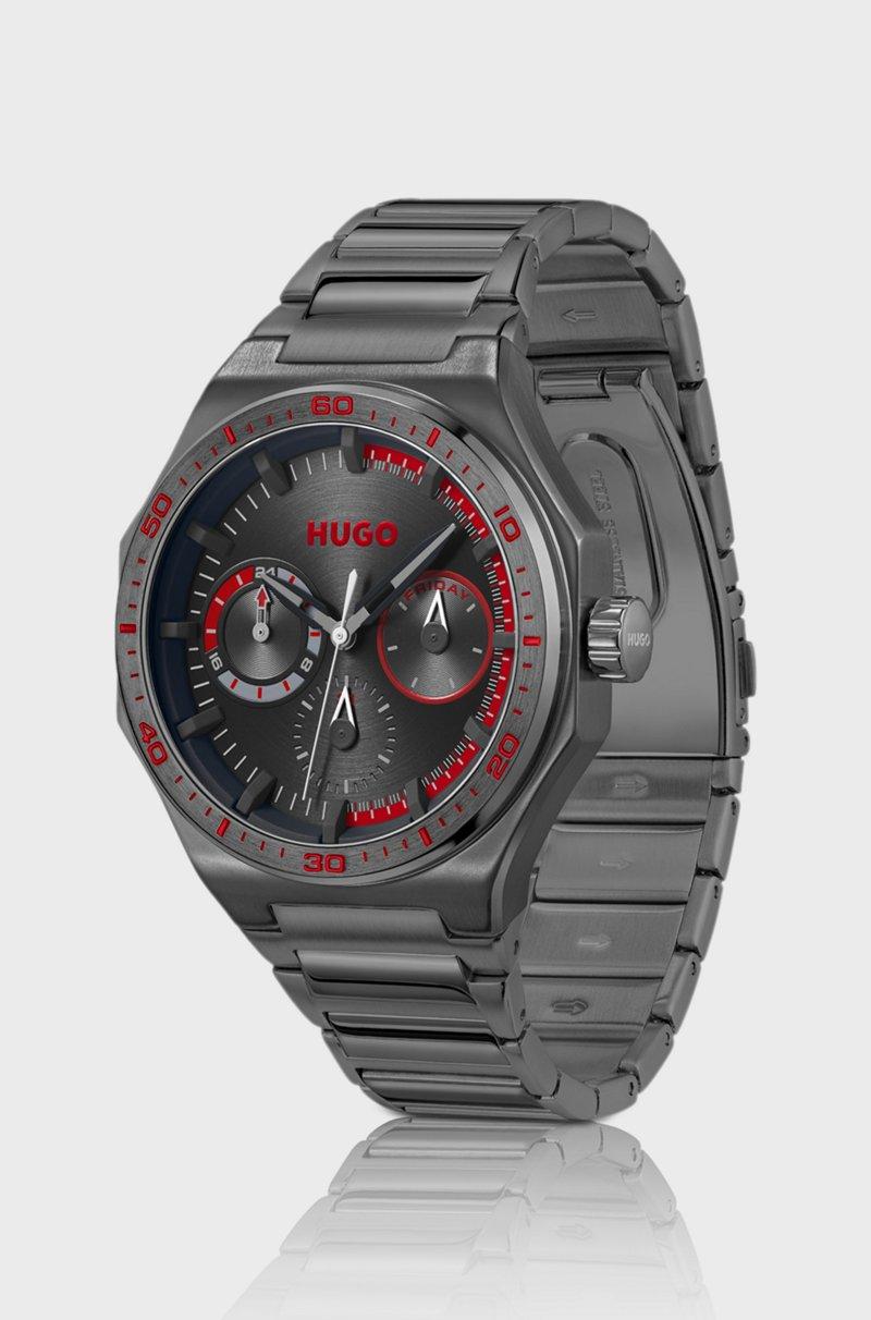Hugo Boss Reloj Chapado En Negro Con Esfera A Tono
