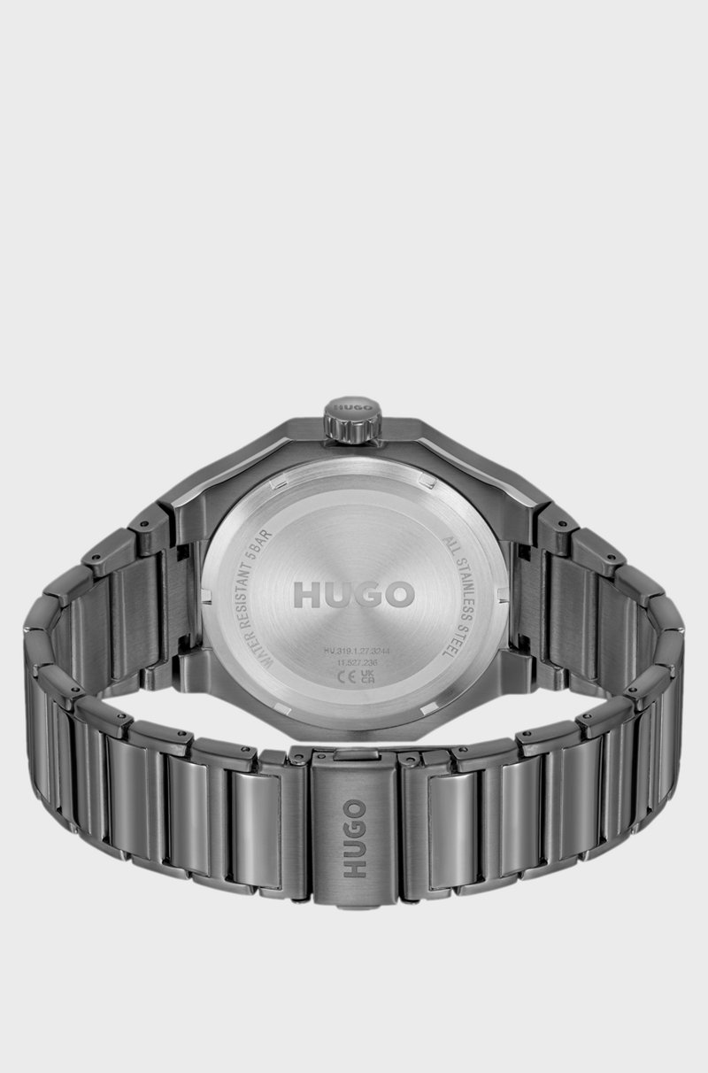 Hugo Boss Reloj Chapado En Negro Con Esfera A Tono