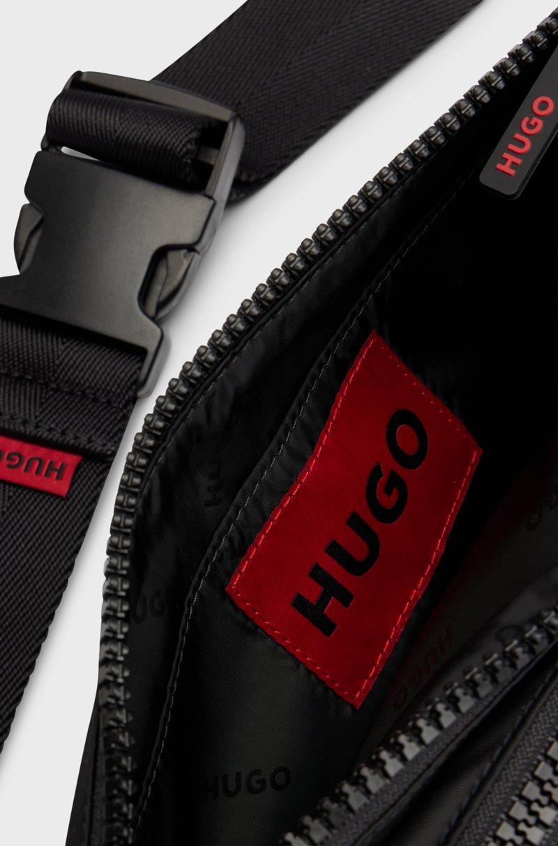 Hugo Boss Riñonera Con Parche De Logo Rojo