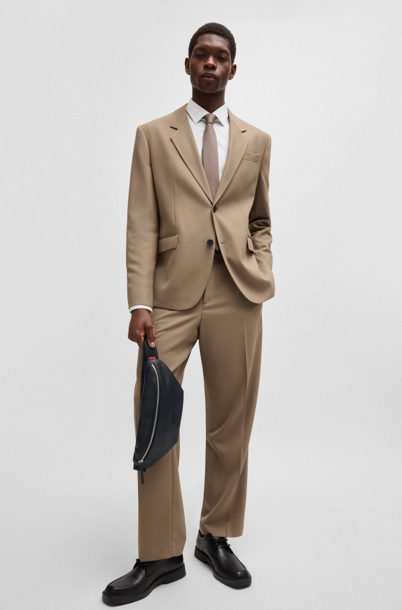 Hugo Boss Riñonera De Piel Sintética Perforada