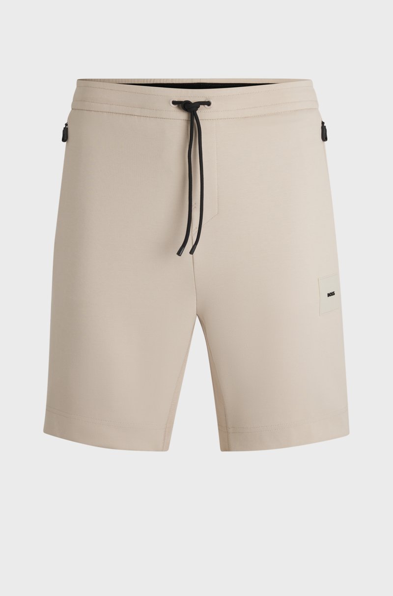 Hugo Boss Shorts de algodón elástico