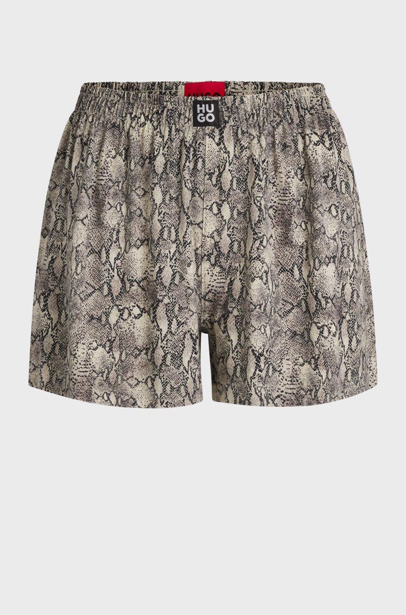 Hugo Boss Shorts de pijama de punto de algodón