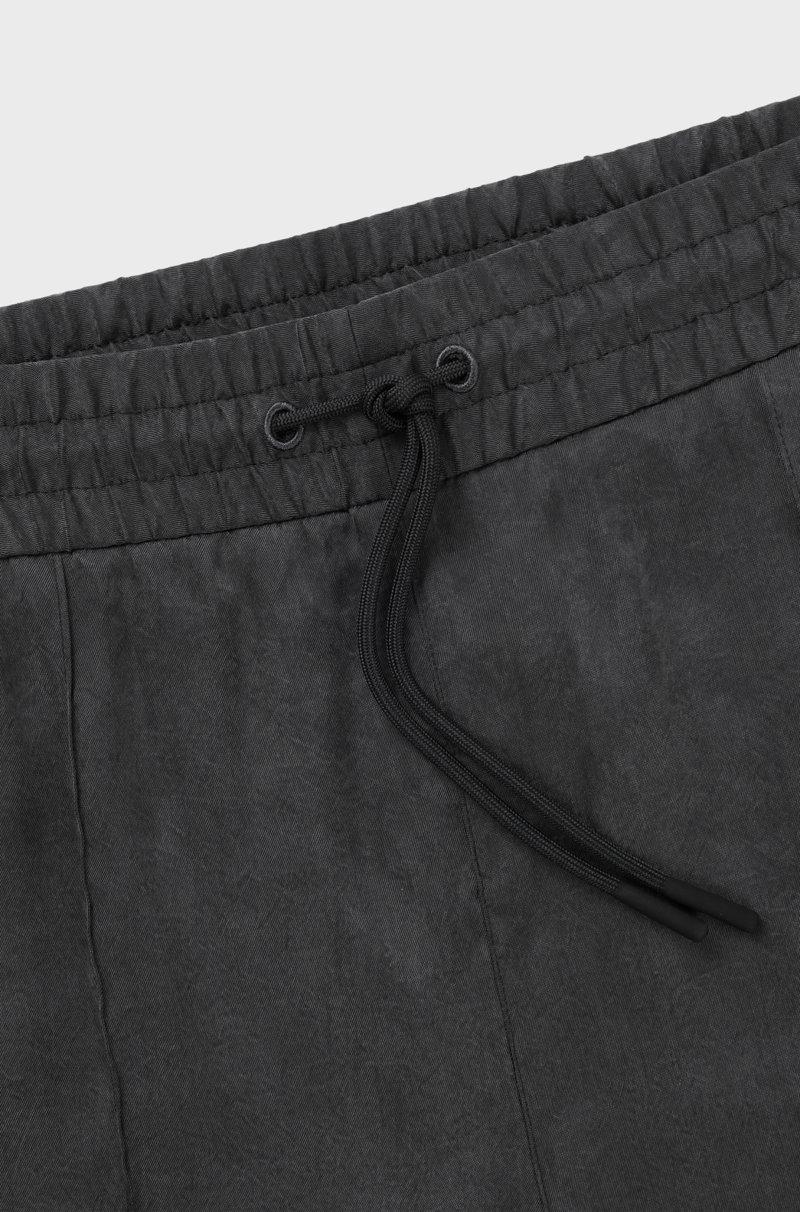 Hugo Boss Shorts Relaxed Fit En Sarga Brillante