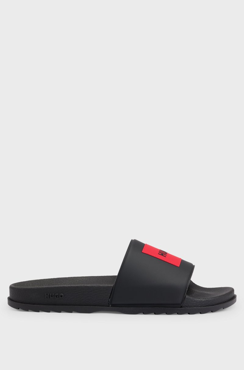 Hugo Boss Slip-on Con Etiqueta Con Logo Roja